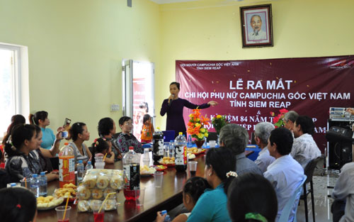 Overseas Vietnamese women’s union branch set up in Siem Reap